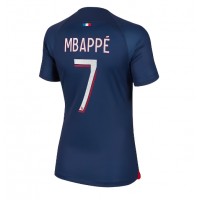 Camiseta Paris Saint-Germain Kylian Mbappe #7 Primera Equipación para mujer 2023-24 manga corta